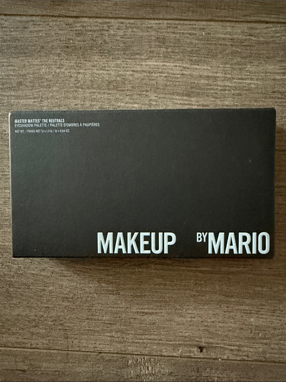 Makeup By Mario Matte Neutrals Eyeshadow Palette - Black